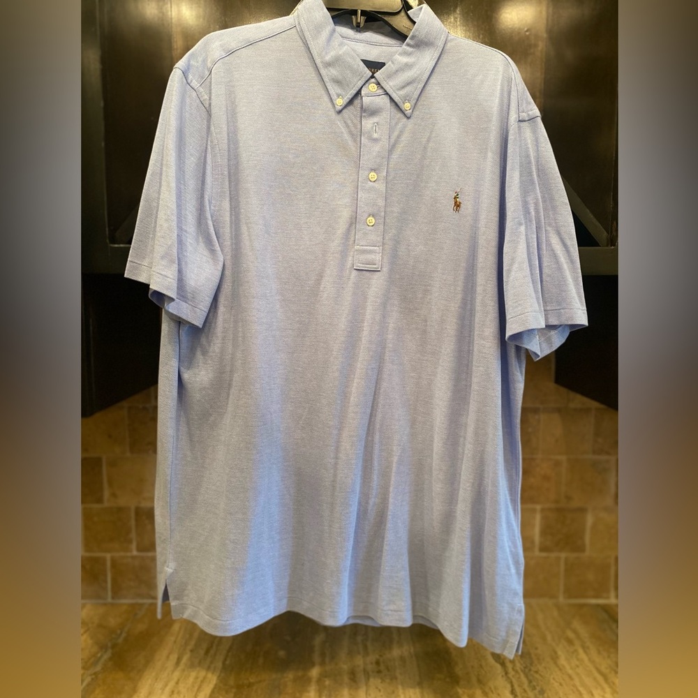 Ralph Lauren Knit Oxford Shirt (XL) - Picture 4 of 4